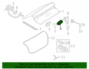 VW Jetta 25-26 trunk lid bumper