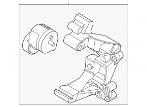 Alternator bracket Hyundai Santa FE 21-23 2.5T