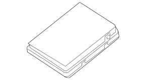 Nissan Altima 19-2.5 underhood fuse box cover rear