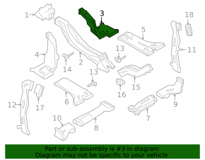 Audi E-Tron 19-23 passenger heating duct