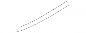 Right trunk door molding for Audi Q7 2020-2026
