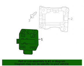 Left blind spot sensor for Audi A4 B9 17-19