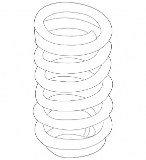 Rear left spring Kia Sorento 16-20 2.4 FWD