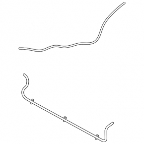 Headlight washer hose Porsche Macan 15-18 front