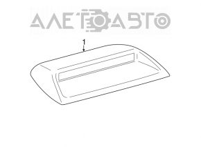 Brake light Toyota Camry v50 12-14 usa scratch, worn