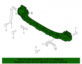 Kia Sportage 23-25 HEV rear bumper reinforcement
