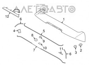 Kia Sorento 16-20 Tailgate Spoiler