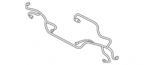Audi A3 8V 15-16 front bumper wiring for parking sensors