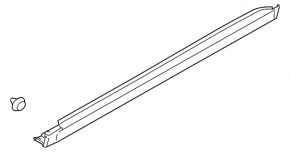 Right threshold Subaru Legacy 15-19