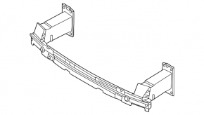 Front bumper reinforcement for the Porsche Cayenne 24-26 Turbo GT coupe
