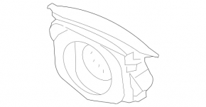 Mercedes W211 black steering wheel airbag for the driver