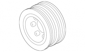Crankshaft Pulley Jaguar F-Pace X761 17-20 3.0t AJ126