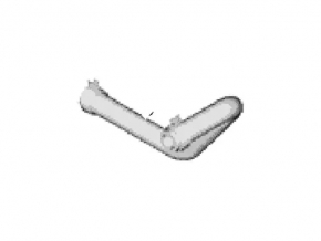 Cooling pipe pump-ICE Ford Fusion mk5 13-20 hybrid, plug-in