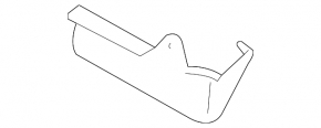 Mudguard front right Ford Escape 17-19 rest