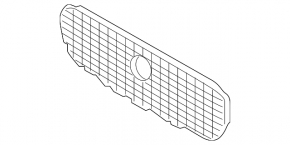 Radiator grill grill Jaguar F-Pace X761 17-20 without emblem and molding