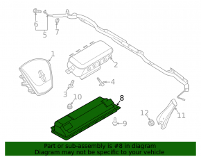 Airbag knee driver's left Ford Explorer 20-