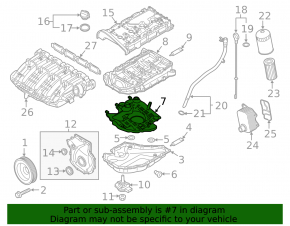 Oil deflector Audi Q3 83A 19-25 2.0T