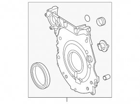 VW Jetta 11-18 USA 2.5 Engine Rear Cover Lower
