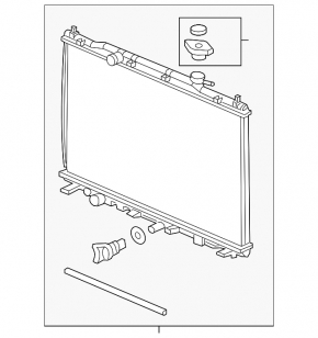 Acura RDX 13-18 Water Cooling Radiator
