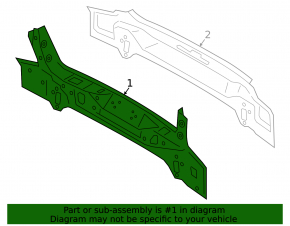 Rear panel BMW 4 G26 22-26 1 part