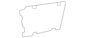 Front bumper air duct left Audi A7 19-25 S-line