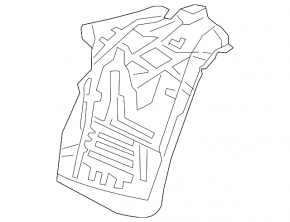 Front right rear fender liner for Audi Q8 19-25