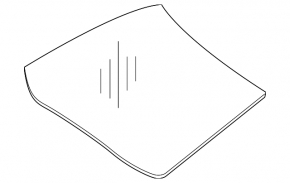 Lexus ES 19-26 windshield with rain sensor, without projection