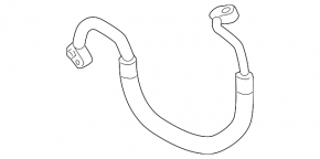 Air Conditioner Tube Condenser-Compressor VW Beetle 12-17 2.0T