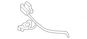 Battery cable through the entire body of a BMW X5 F15 16-18 plug-in