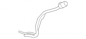Lexus LS460 LS600h 07-12 Fuel Filler Neck