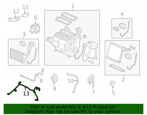 Wiring heater Honda CRV 12-16