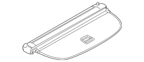 Audi Q5 Trunk Curtain 80A 18-24