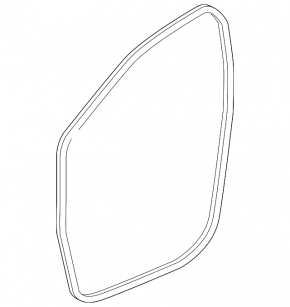 Front left door seal for Chevrolet Volt 16-
