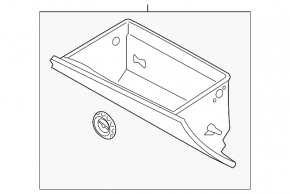 Glove box, glove compartment Kia Forte 4d 14-16