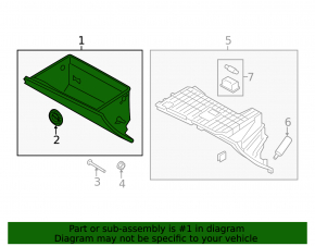 Glove box, glove compartment Kia Forte 4d 14-16