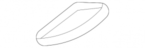 Lower right rear bumper trim for Kia EV6 22-24 GT-Line