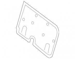 Nissan Pathfinder 13-16 rear passenger seat trim, beige, for cleaning