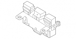 Kia EV6 22-24 center console button block for 360 cameras, parking sensors, and AUTO HOLD