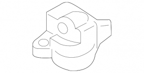 Left engine mount for Porsche Macan 15-15 3.0T, 3.6T