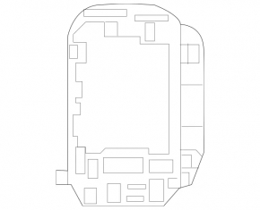 Right under-dash fuse box for Mercedes W213 E 17-23 with housing