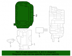 Right under-dash fuse box for Mercedes W213 E 17-23 with housing