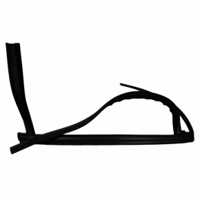 Upper rear left door molding for Ford Escape MK3 13-17 matte with glass seal