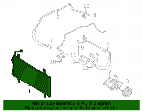 Mazda6 03-06 2.3 air conditioner condenser radiator