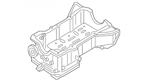 Oil pan Infiniti JX35 QX60 13-