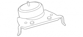 Left engine mount for Toyota Tundra 08-21 4.6, 5.7