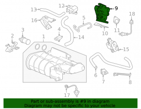 EGR valve Honda Accord 13-17 3.5