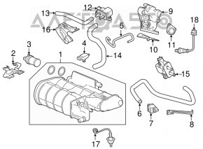 EGR valve Honda Accord 13-17 3.5