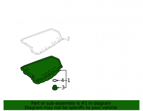 Nissan Pathfinder 13-14 FWD automatic transmission pan
