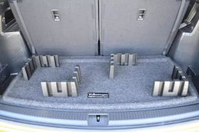 VW Atlas 18 boot carpet - black, dry cleanable