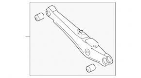 Mitsubishi Eclipse Cross 18-24 lower rear right control arm